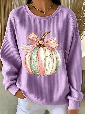 Autumn shoulder crew neck sweater 3D digital printing crew neck FF303419 02