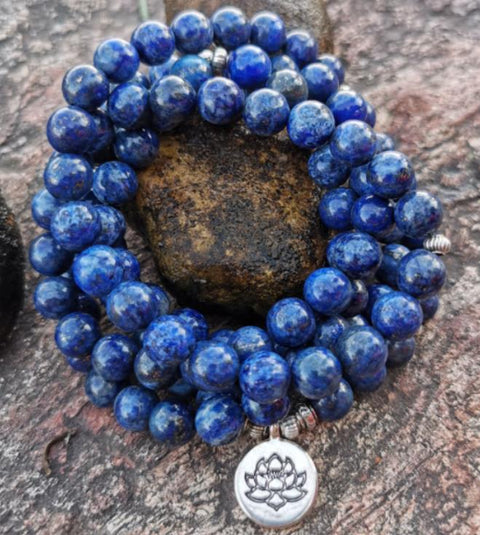 108 powder crystal bracelets, necklace lotus pendant bracelet Buddha bead necklace m3331299