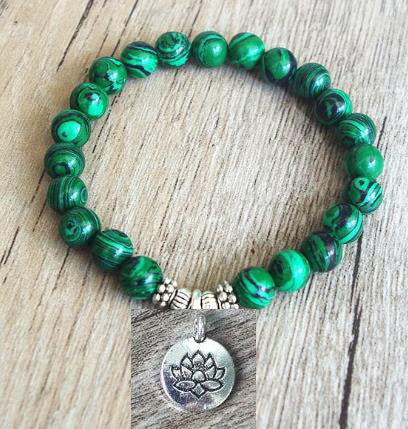 108 powder crystal bracelets, necklace lotus pendant bracelet Buddha bead necklace m3331299