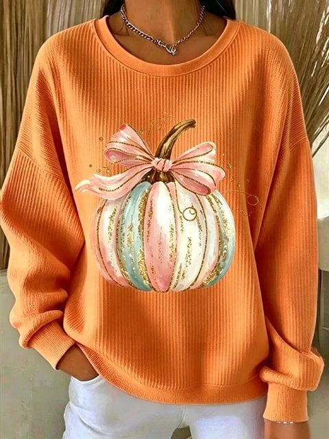Autumn shoulder crew neck sweater 3D digital printing crew neck FF303419 02