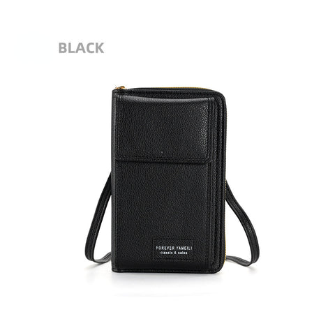 Women's Mobile Phone Bag Wallet Multifunctional Shoulder Bag PU Leather Crossbody Bag Tide m5010667