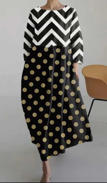 Crew neck sweet women's dress new dress m301069