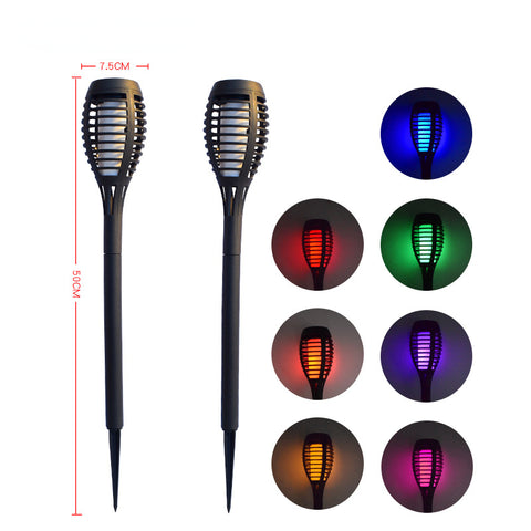 New Solar LED Flame Light Torch Light M3330914