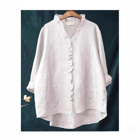 Lässiges Damen-T-Shirt mit Rundhalsausschnitt und lockerem Druck in großen Größen m301280 