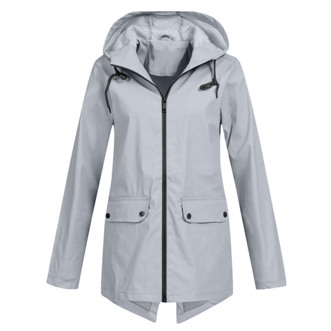 Windbreaker Zipper Hooded Lightweight Outdoor Windproof Jacket Thin Outdoor Jacket m300472