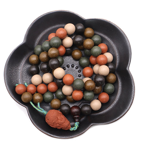 Perles Hexiang Wuxing en gros, pilules parfumées Jinmu, eau, feu et terre, bracelet parfumé médicinal fait main, m3331271