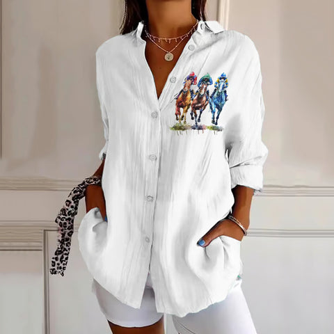women's large size summer women's casual floral shirt women's small daisy shirt 3D printed shirt m301735