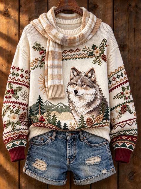 Huacai woolen sweater women sweater cartoon digital printing FF303420 02