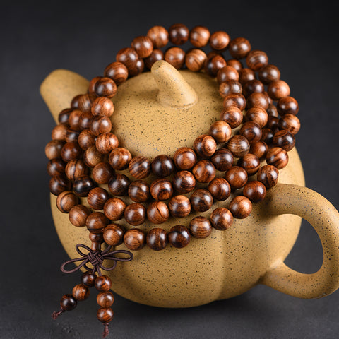 Black rosewood bracelet Wooden Buddha bead bracelet Men's cultural play Buddha beads Women's couple jewelry Bead rosary bead play m3331321