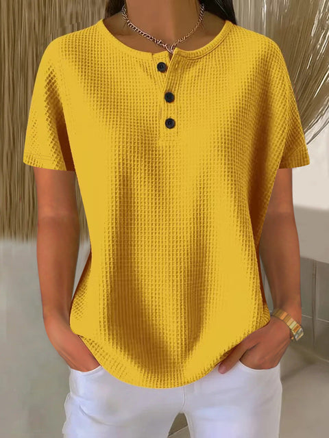 new solid color pullover loose top m302204