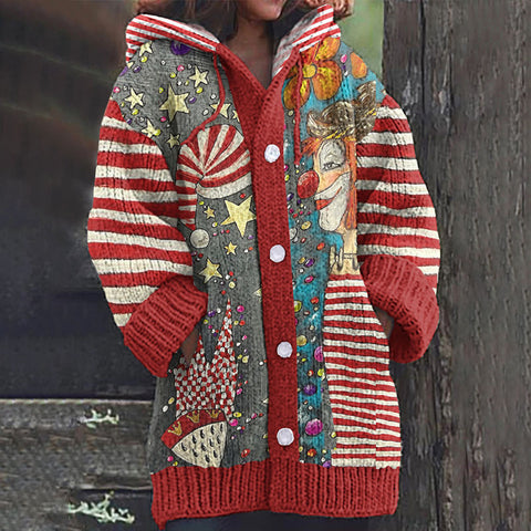 New Halloween Animal 3D Printed Casual Hooded Cloak Jacket m301664