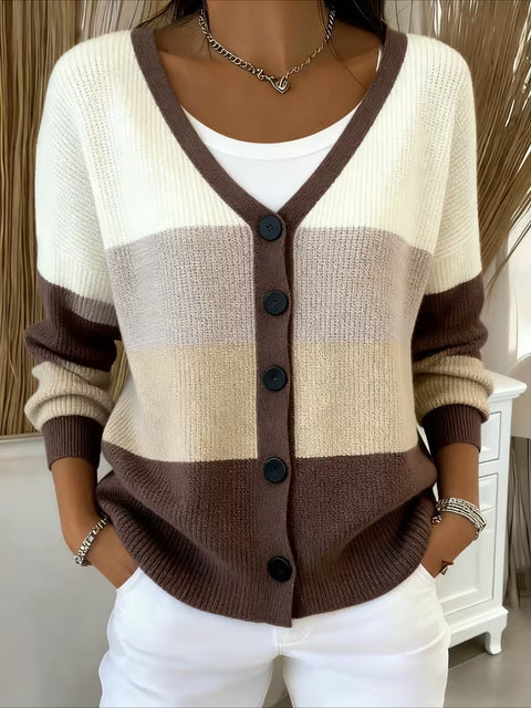Autumn and winter European size 3D digital printing women's shoulder cardigan sweater FF303406 03