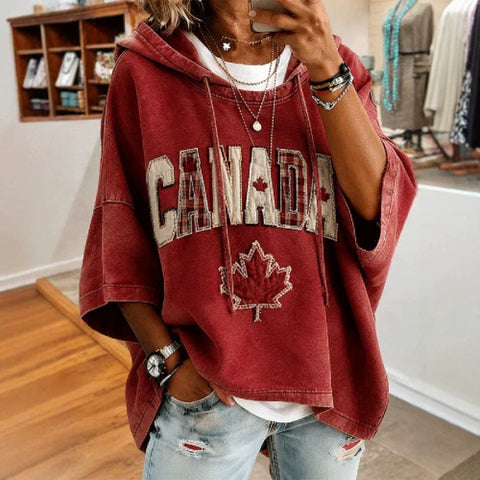 World cup print hooded sweater m302999