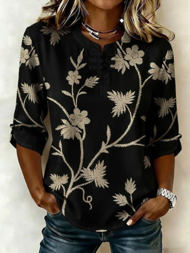 Women's floral print top m302985