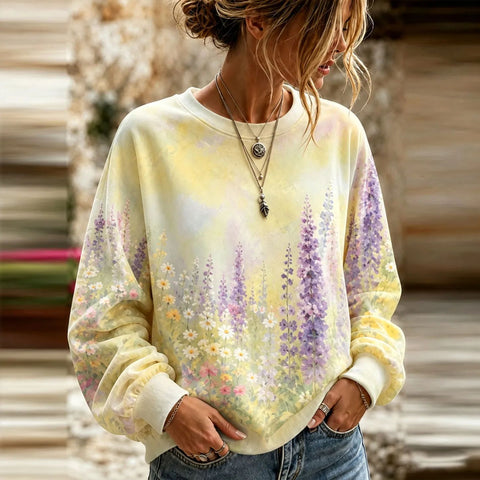 Autumn and winter crew neck 3D printed long-sleeved comfortable casual sweater FF303435 05