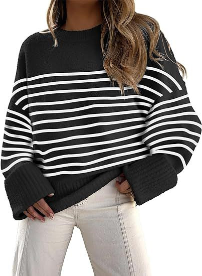 Women's sweater women's autumn and winter round neck pullover loose plush thick m301609