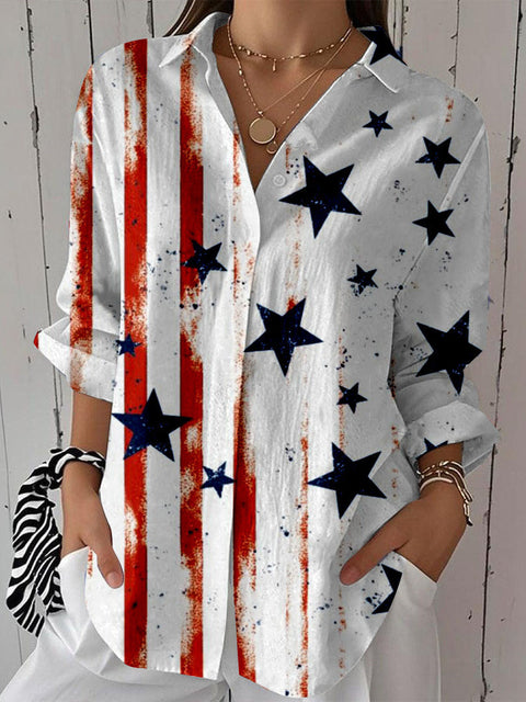 Spring and Autumn Printed Shirt m301705