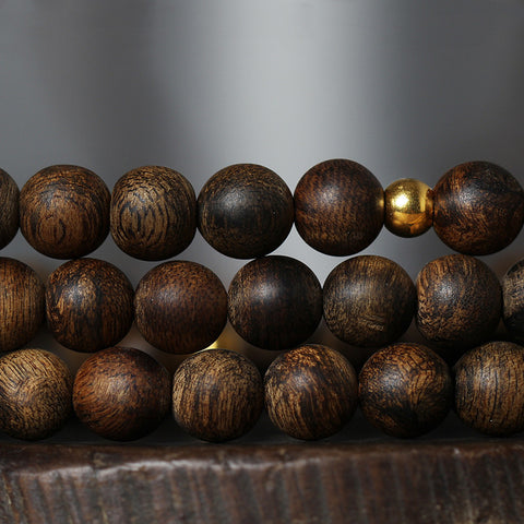 Nha Trang agarwood bracelet 8mm108 Buddha beads men's and women's bracelets DIY turquoise jasper accessories simple atmosphere m3331318