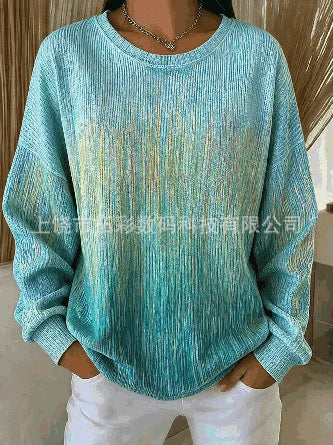 Casual Crew Neck Duck Pattern Sweater FF303438 04