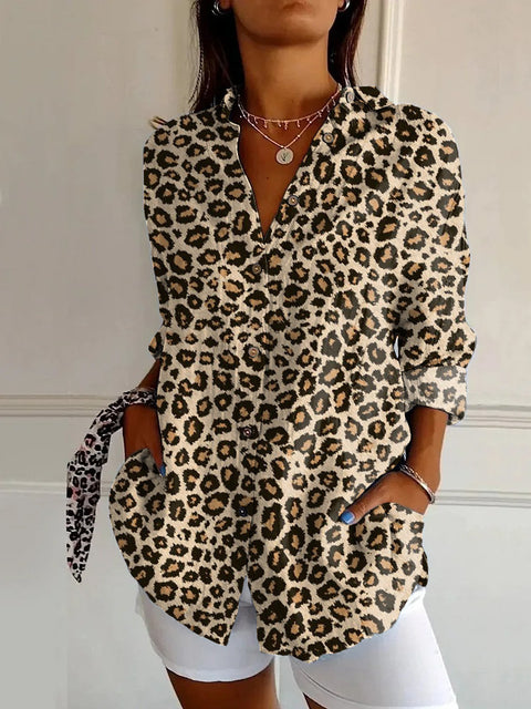 European and American trend long-sleeved shirt printing 3D shirt floral pattern m301726