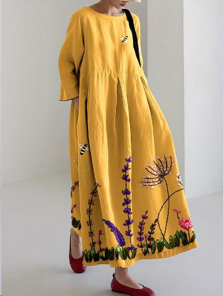 Crew neck sweet women's dress new dress m301069