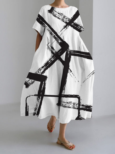 3D imitation cotton pull frame craft women's pendulum dress m301038