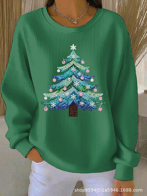 Autumn and winter top women's crew neck sweater m302181