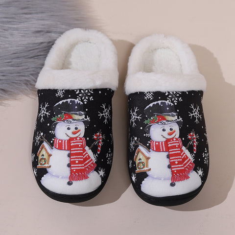 Fashion home wear-resistant slippers cotton shoes m302226