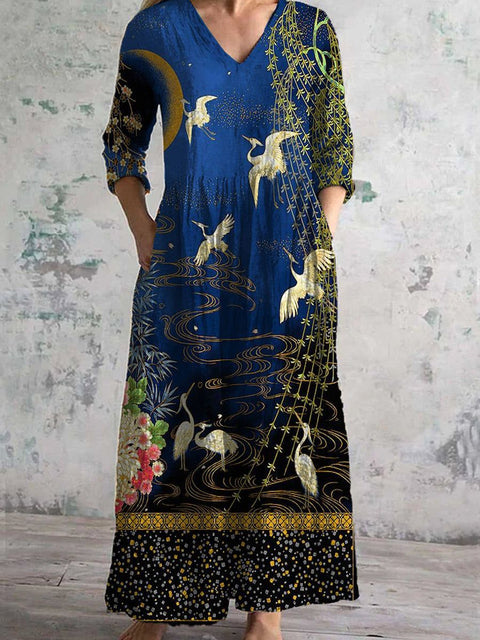 Women's slim-fit style hanging dress m301070