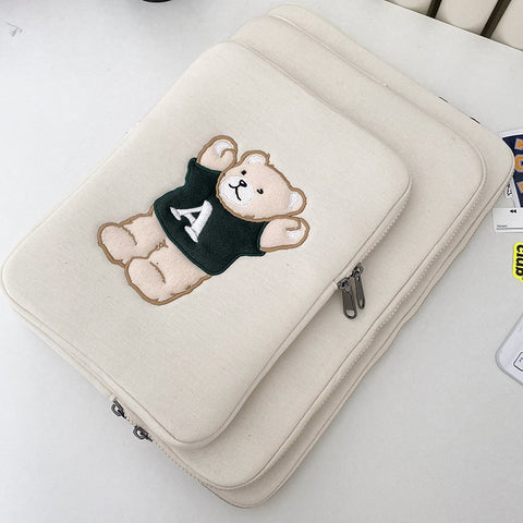 Cute Storage AC Bear iPad Notebook 13-15 Inch Tablet Bag Sleeve Sleeve m3330820