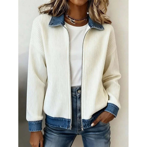 autumn and winter fashion versatile long-sleeved cardigan m303246