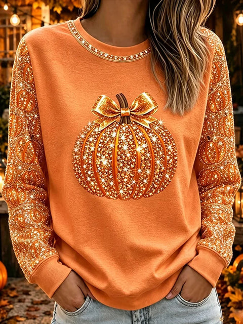 Autumn and winter crew neck 3D printed long-sleeved comfortable casual sweater FF303435 01