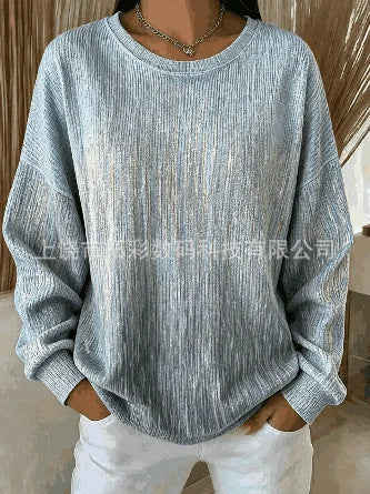 Casual Crew Neck Duck Pattern Sweater FF303438 04