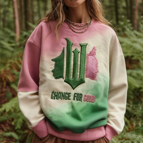 3D digital printing women's fashion round neck casual long-sleeved top m302157