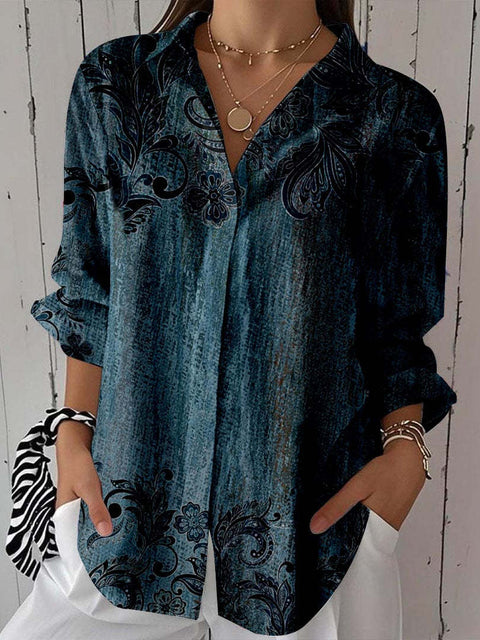 Spring and Autumn Printed Shirt m301705