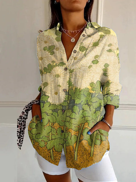 Long Sleeve Print 3D Floral Short Sleeve Pattern m301217