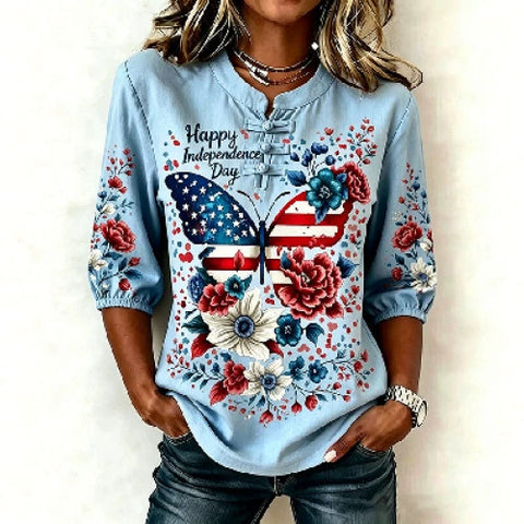 Women's floral print top m302985