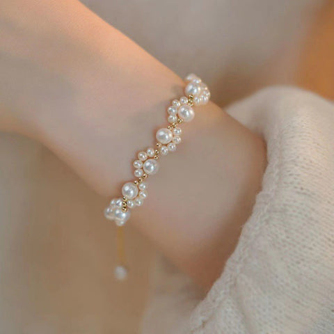 Chinese ceramic beaded bracelet femininity sweet and cute girl bracelet m3331322