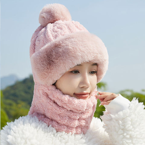 Face mask full face pullover hat windproof scarf fleece ear protection head cover warm m302255