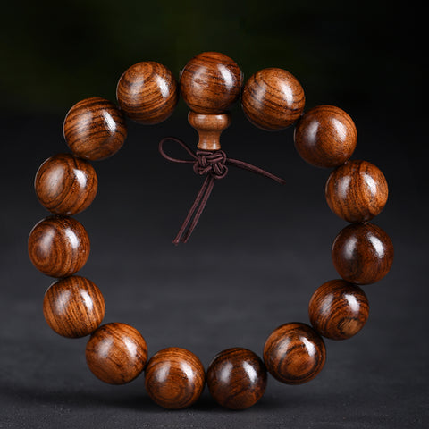 Black rosewood bracelet Wooden Buddha bead bracelet Men's cultural play Buddha beads Women's couple jewelry Bead rosary bead play m3331321