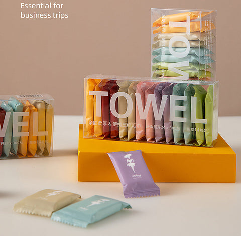 Disposable compressed towel, face wash towel, thickened and enlarged pure cotton bath towel m1915010553