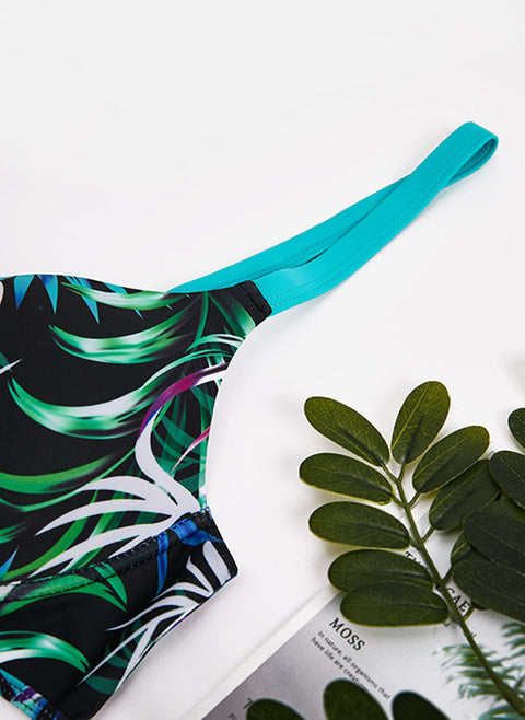 Polyester Pattern Bikinis Swimwear m1535045 (5573869)