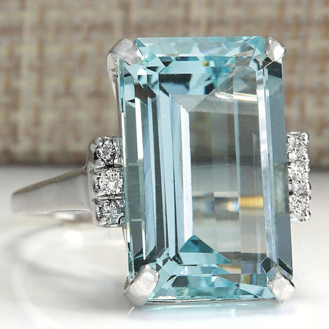 Luxury Topaz engagement ring m1915010483