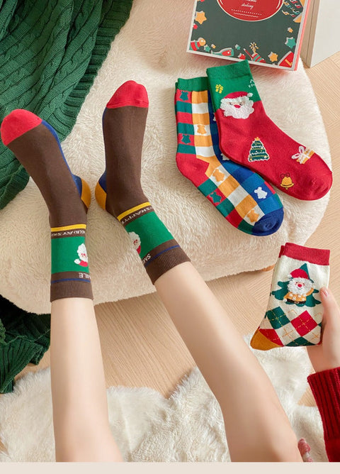 Christmas socks gift box cartoon socks m1915010438